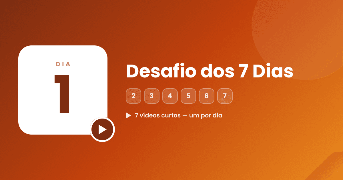 Capa do curso Desafio dos 7 Dias