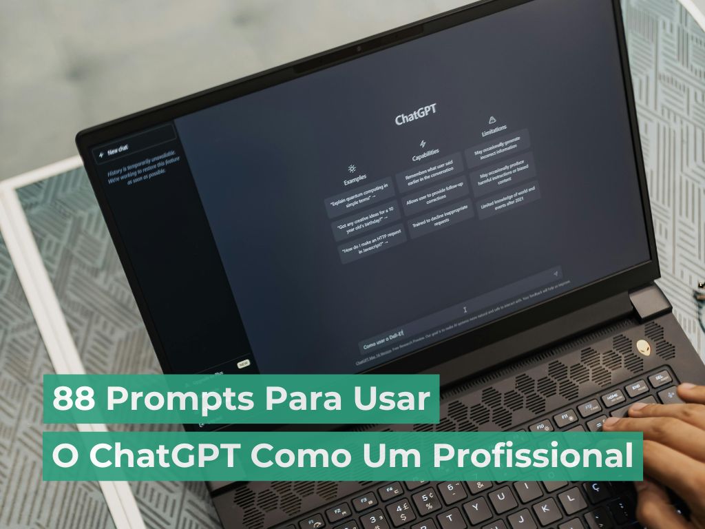 88 Modelos de Prompts para Usar o ChatGPT como um Profissional