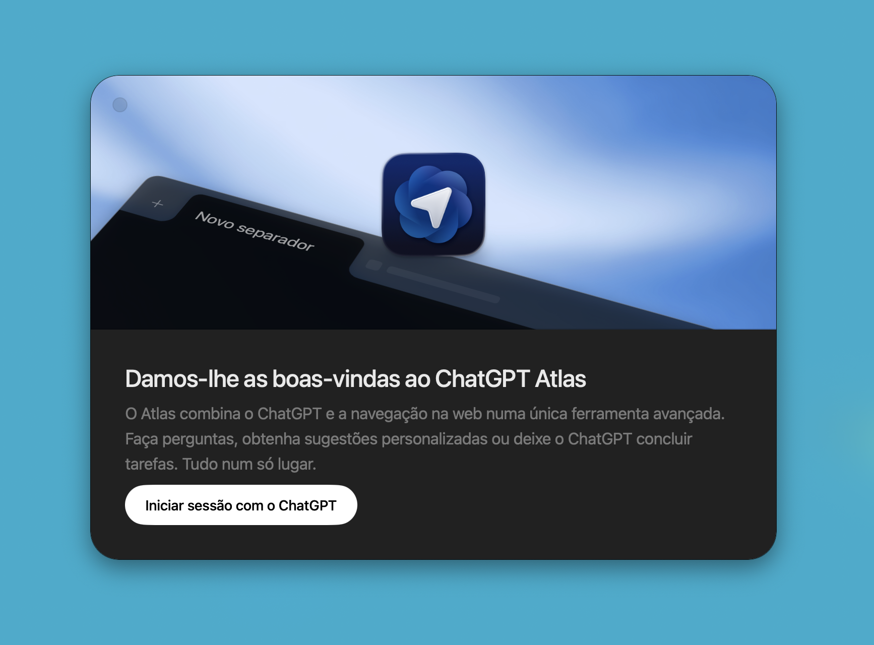 O Atlas da OpenAI é o que o Chrome devia ser há muito tempo