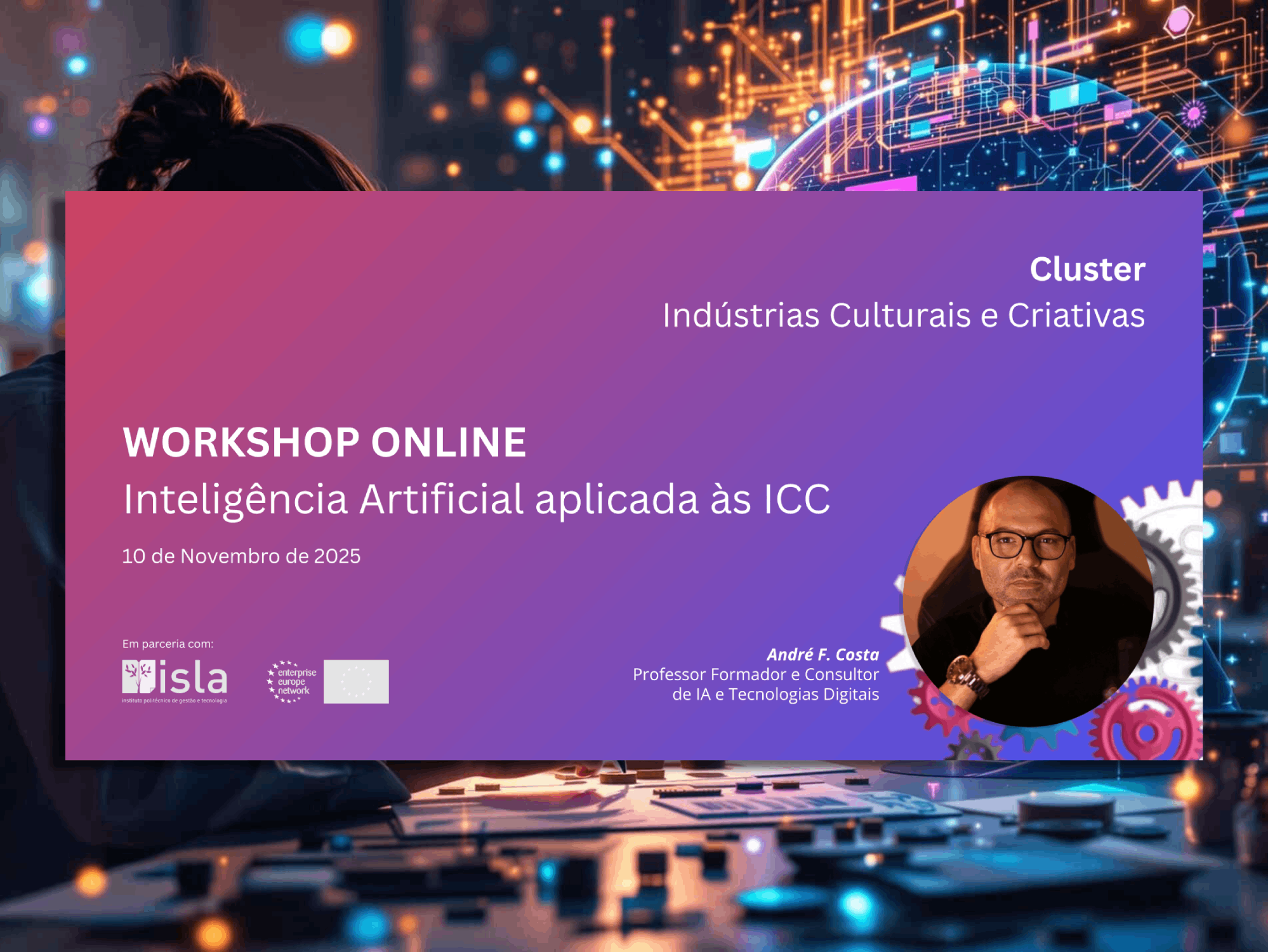 Workshop Online: IA aplicada às Indústrias Culturais e Criativas