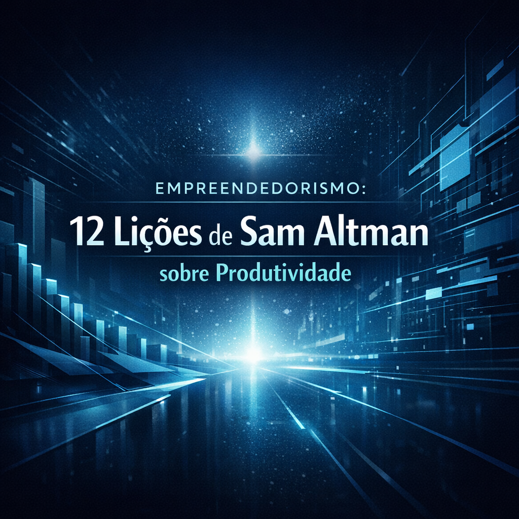 Empreendedorismo: 12 Lições de Sam Altman para Produtividade